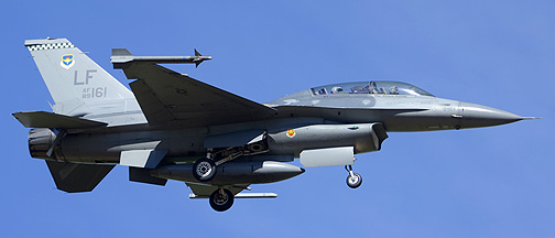 General Dynamics F-16D Block 42F Fighting Falcon 89-2161, March 10, 2014